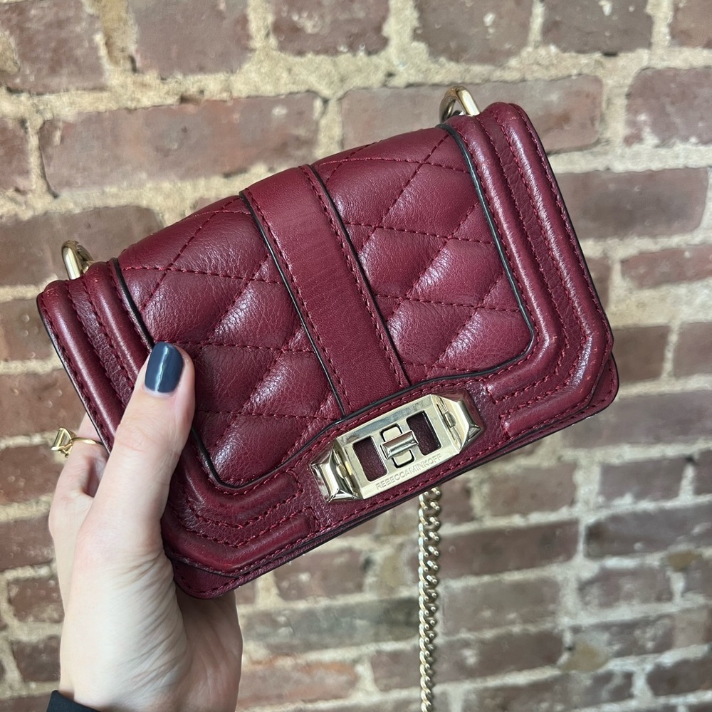 Rebecca Minkoff red leather purse
